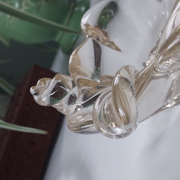 Art glass dish ashtray  .. beautiful retro vintage look - Picture 12 of 13